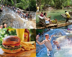 Dunn’s River Falls and White River Rafting Combo Tour